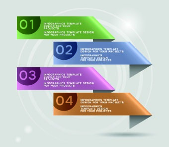 340x295 Creative Banners With Numbers Vector Download My Free