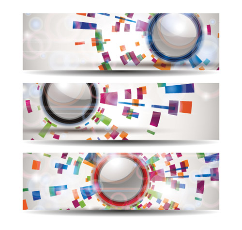 500x475 Creative Banner Vector Material