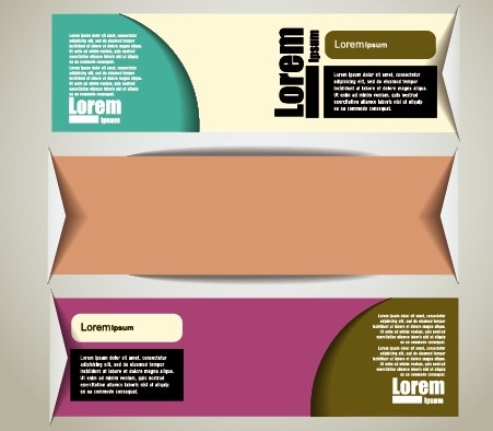 451x394 Creative Origami Banner Design Vector Free Vector In Encapsulated