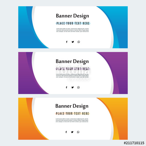 500x500 Banner Design Template Sale Card Gift Voucher Banner Set
