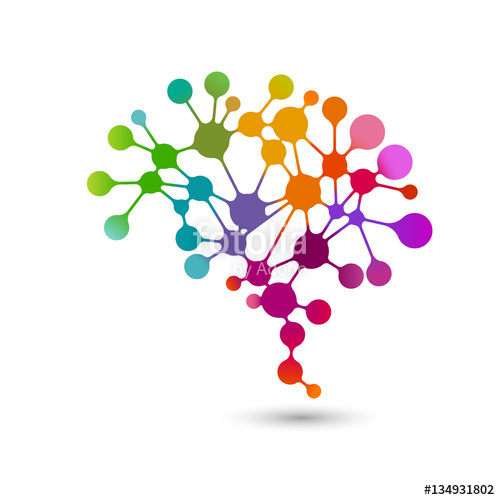 500x500 Creative Concept Of The Human Brain, Vector Stock Image