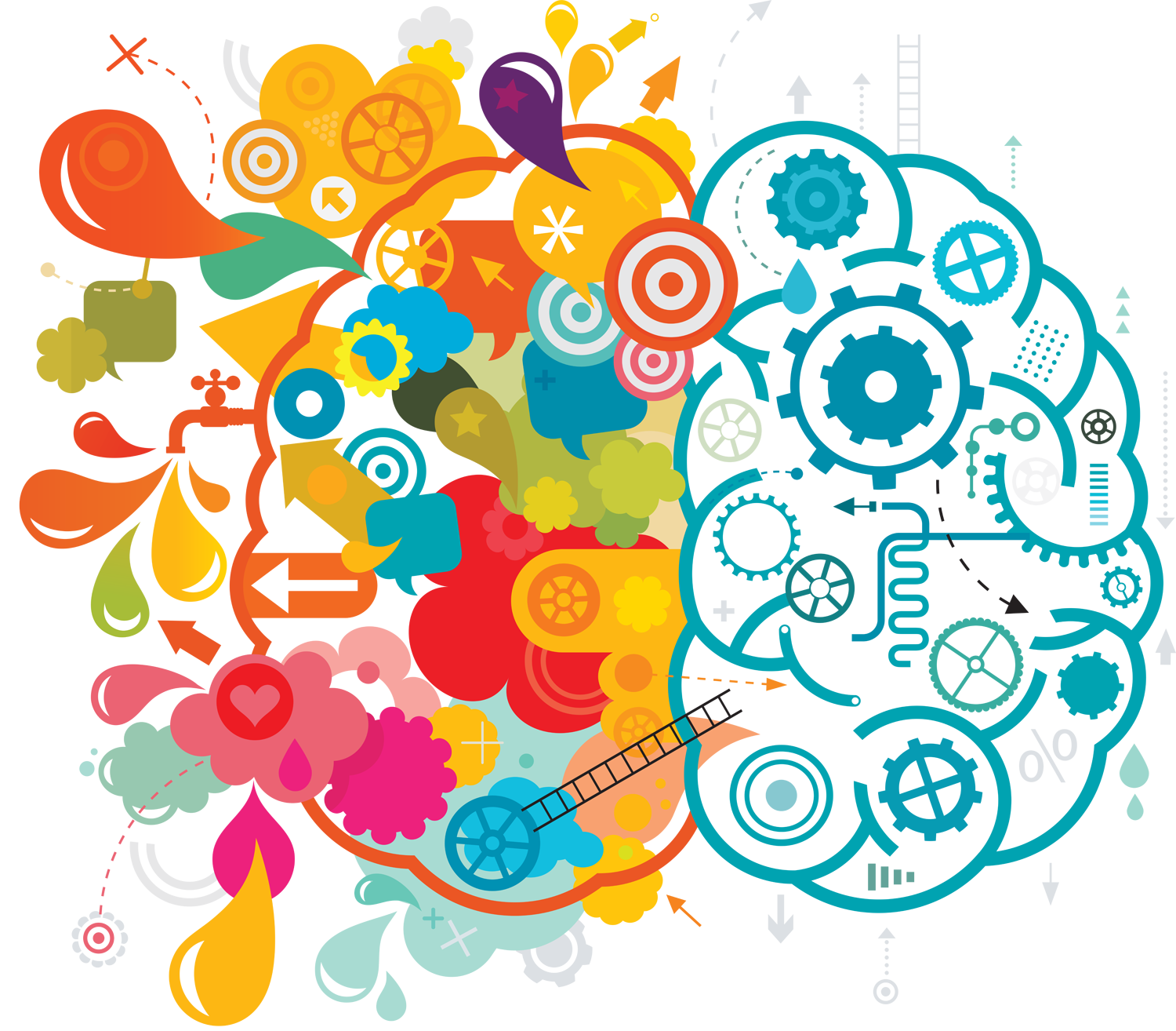 1500x1314 Creativity Vector Creative Brain