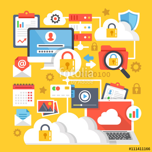 500x500 Cloud Computing, Data Storage, Internet Technology Data Encryption