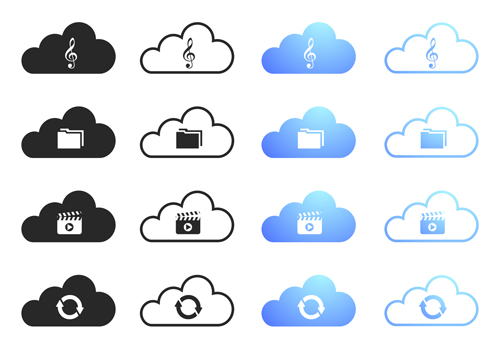 500x353 Cloud Computing Creative Icons Vector Free Download
