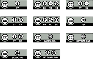 300x192 Creative Commons License Buttons Logo Vector