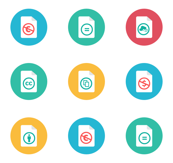 Creative Commons Icons 600x564 Creative Commons Icons