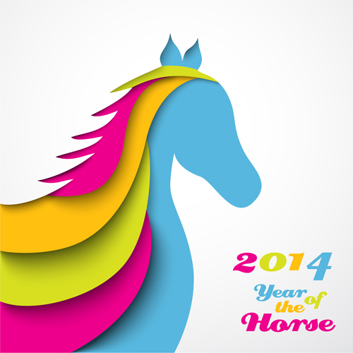 500x500 Horses Creative Design Vector Free Download