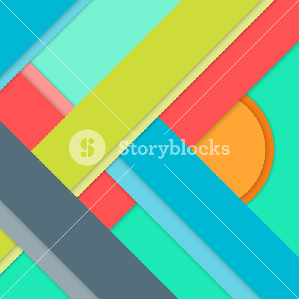 1000x1000 Colourful, Creative Vector Background Abstract Material Design