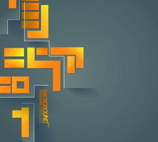 536x481 Free Creative Vector Background With Yellow And Black Cubes