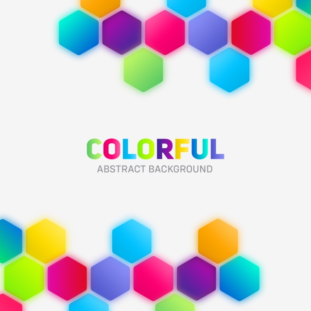 640x640 Geometric Abstract Colorful Creative Vector Background, Abstract