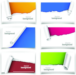 318x312 Torn Paper Creative Vector Background Free Vector In Encapsulated