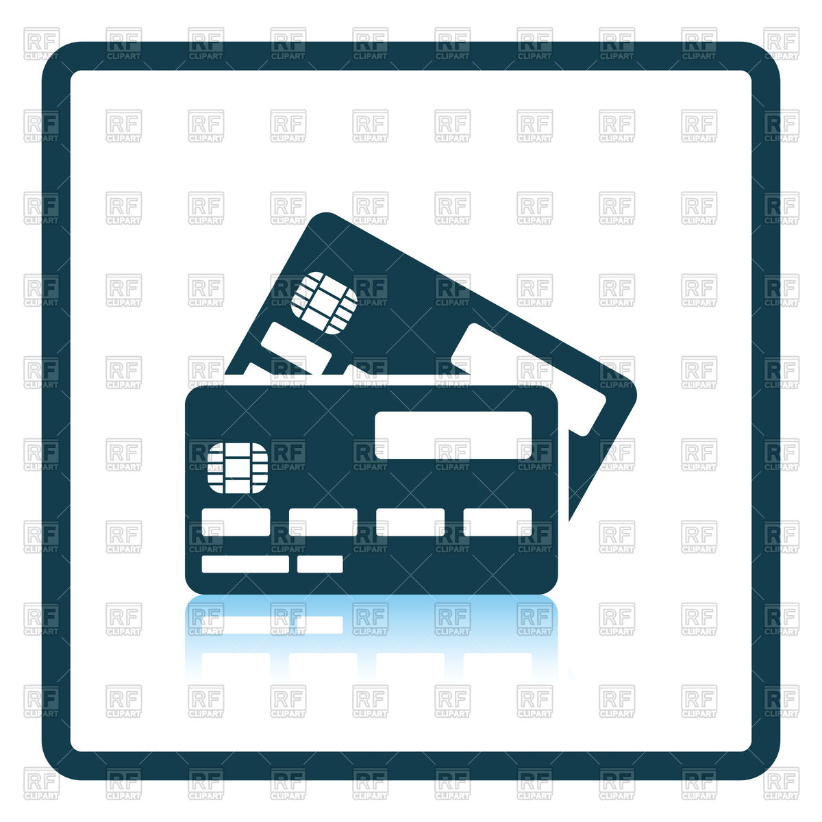 1200x1200 Credit Card With Chip Icon Vector Image Of Business, Finance