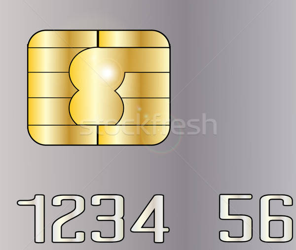 600x507 Credit Card Chip Vector Illustration Bigalbaloo