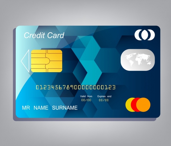 Credit Card Template Realistic Design Low Poly Background Free 600x512 Credit Card Template Realistic Design Low Poly Background Free