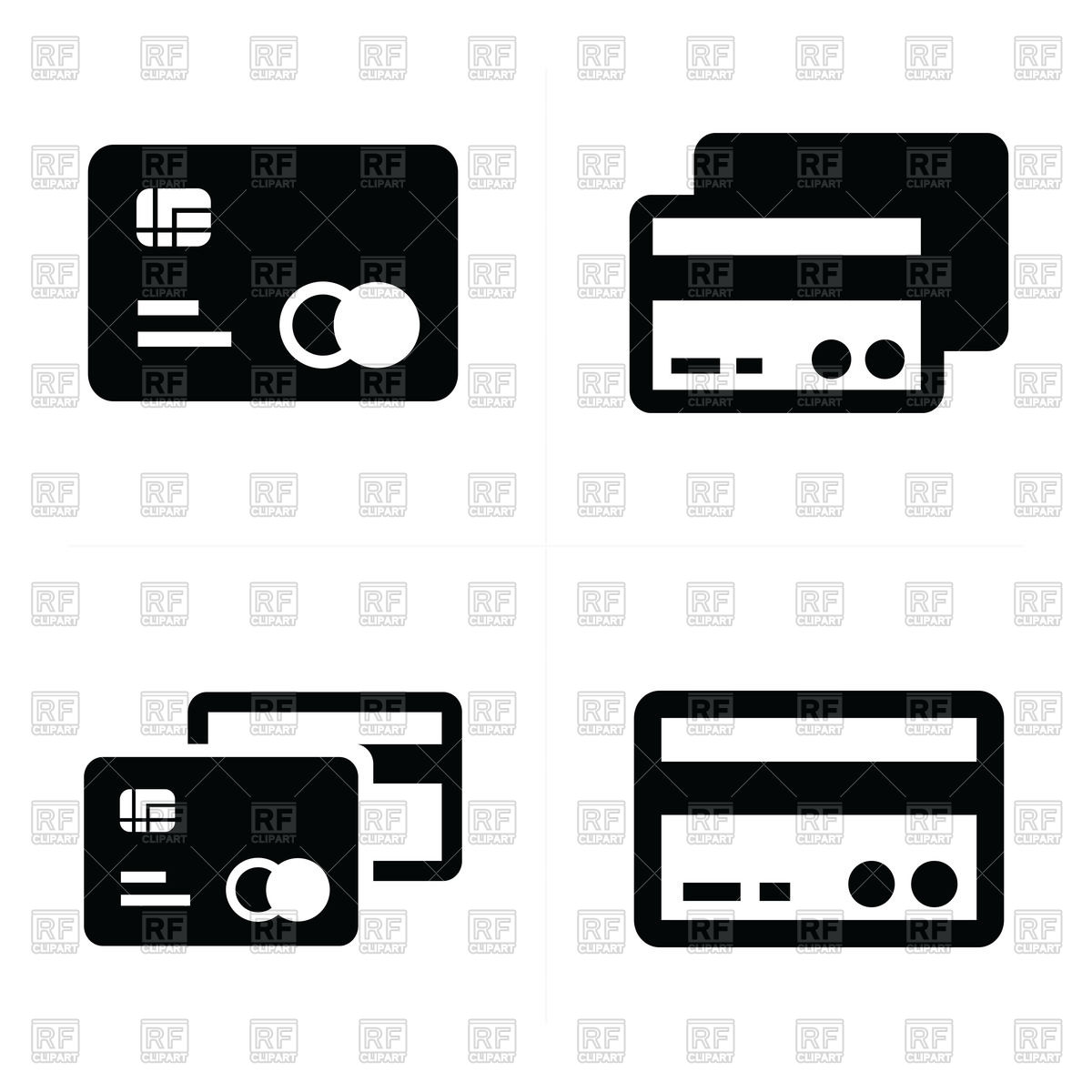 1200x1200 Credit Card Icons Vector Image Of Business, Finance Iconmama