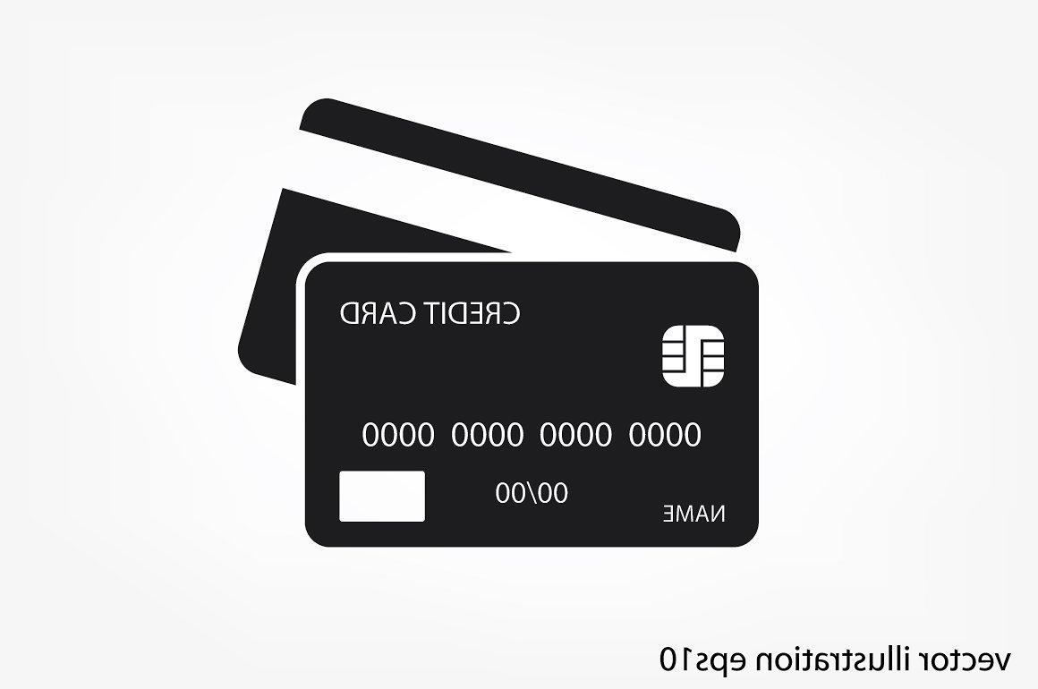 1160x770 Best Free Credit Card Icon Black And White Vector Cdr Free