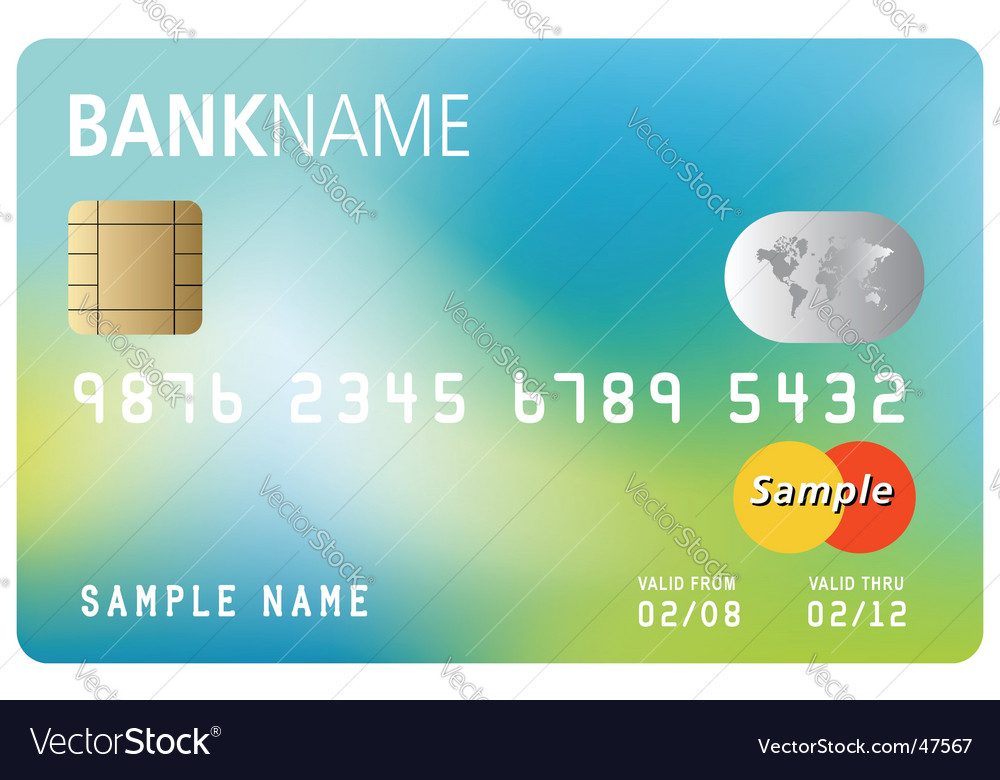 1000x780 Credit Card Template Vector Theveliger