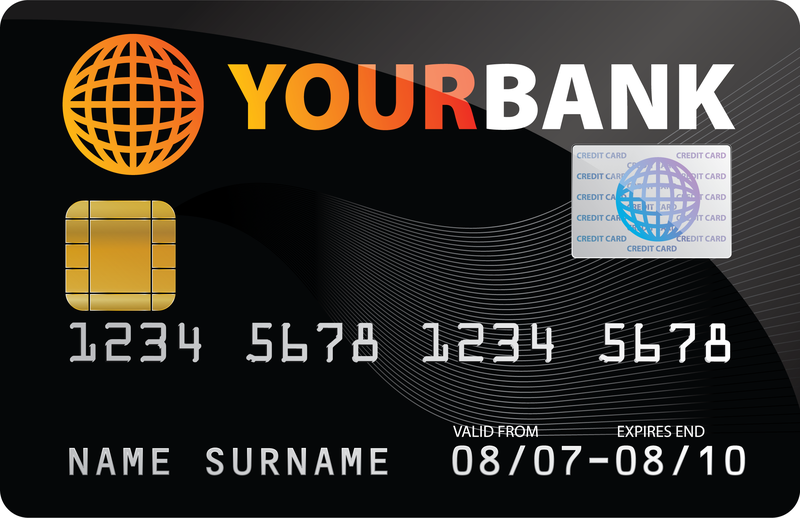 800x518 Credit Card Template