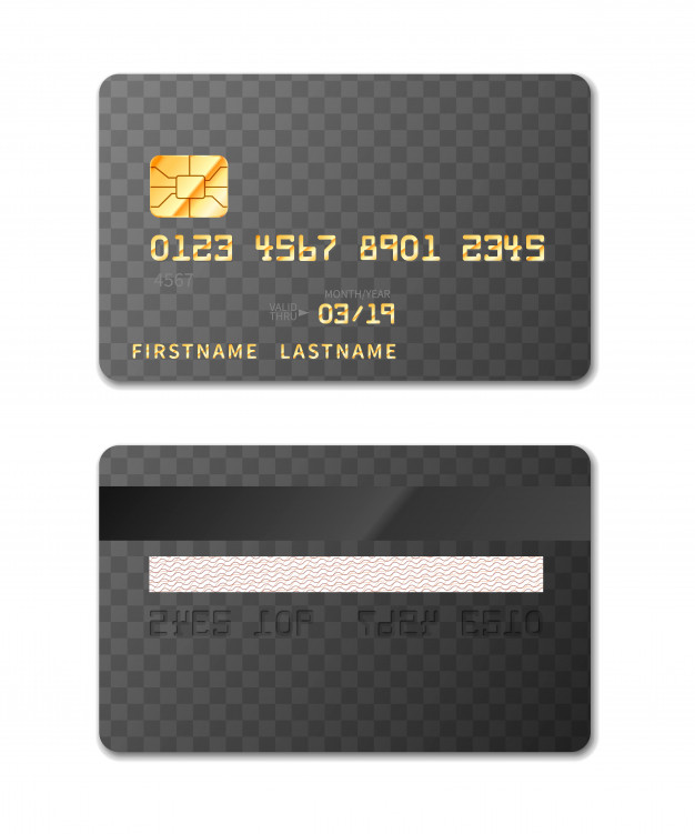 626x751 Realistic Credit Card Template Vector Premium Download