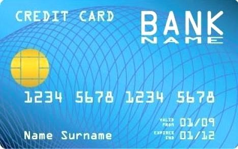 credit card template photoshop