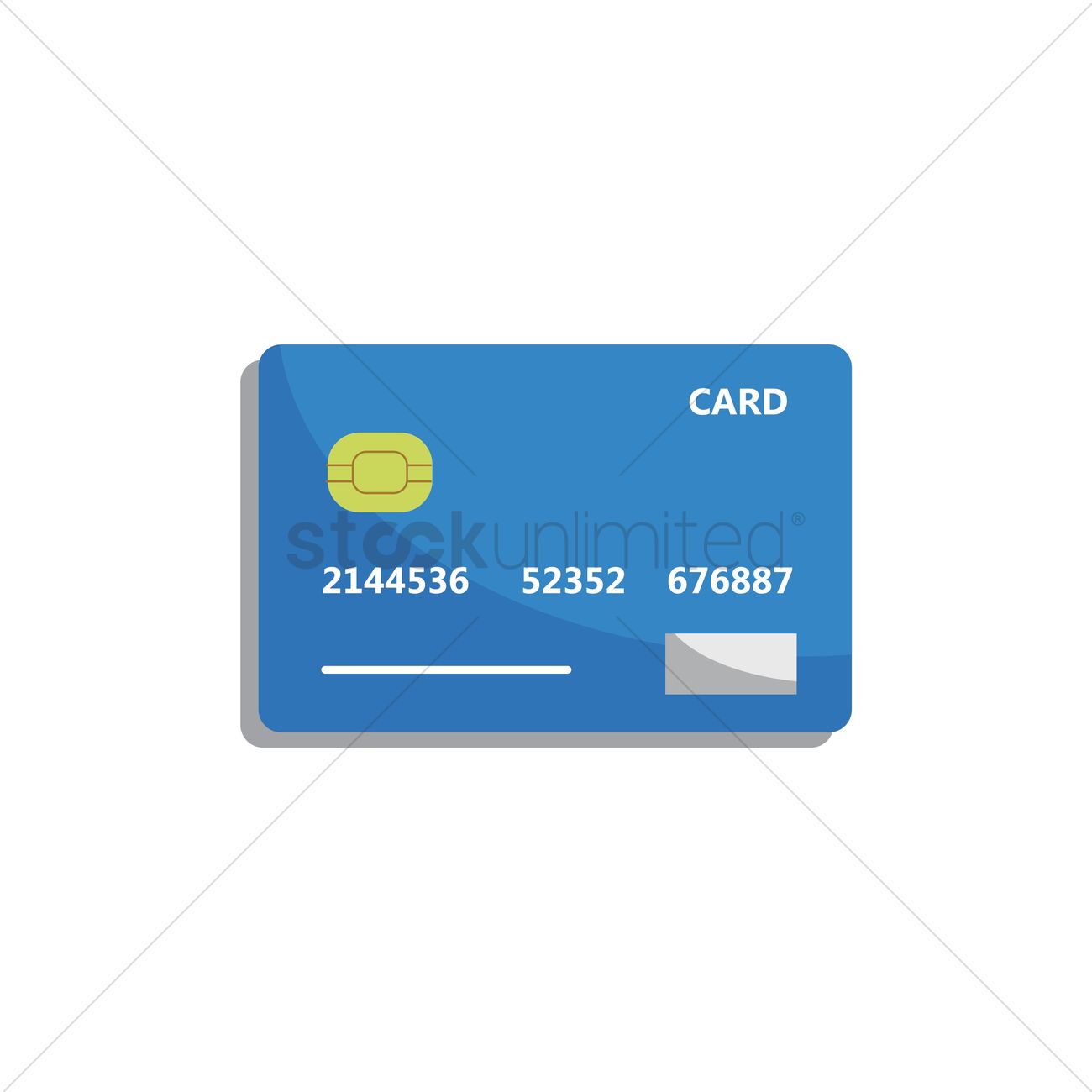 1300x1300 Credit Card Vector Image