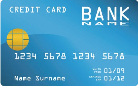 468x293 Credit Card Vector Templates