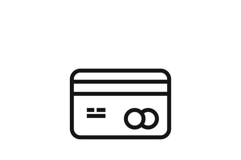 800x533 Business Or Credit Card Vector Icon