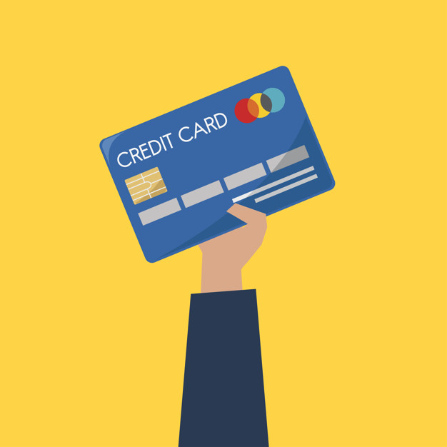 626x626 Businessman Holding A Credit Card Vector Free Download