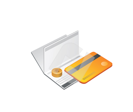 425x356 Credit Card Vector Clip Art