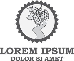 300x250 Retro Fruit And Creek Logo Vector