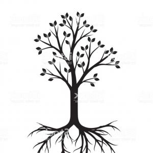 300x300 Halloween Creepy Scary Bare Tree Vector Symbol Icon Design Gm