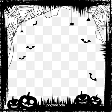 360x360 Creepy Halloween Fence Clipart White