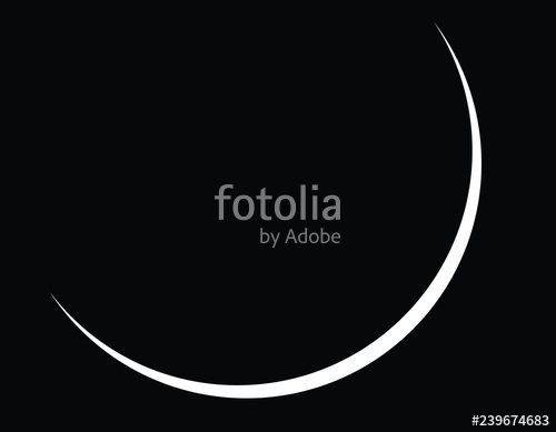 500x389 Crescent Moon Vector Background Stock Image And Royalty Free