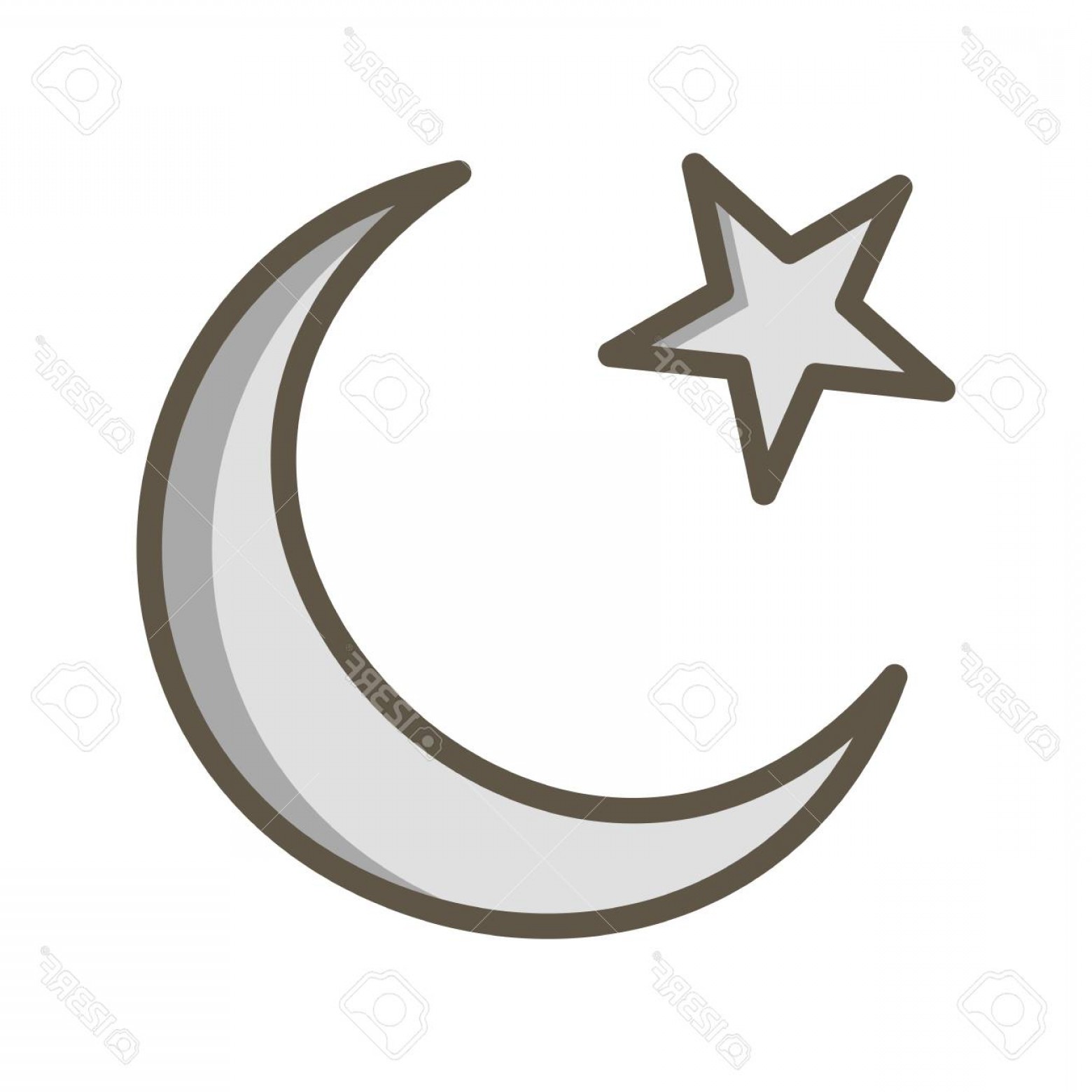 1560x1560 Cresent Moon Vector Studiogrfx
