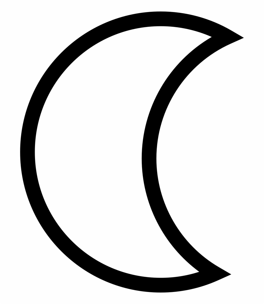 920x1060 Crescent Png Icon
