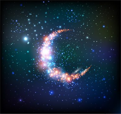 390x368 Crescent Moon Vector Free Vector Download