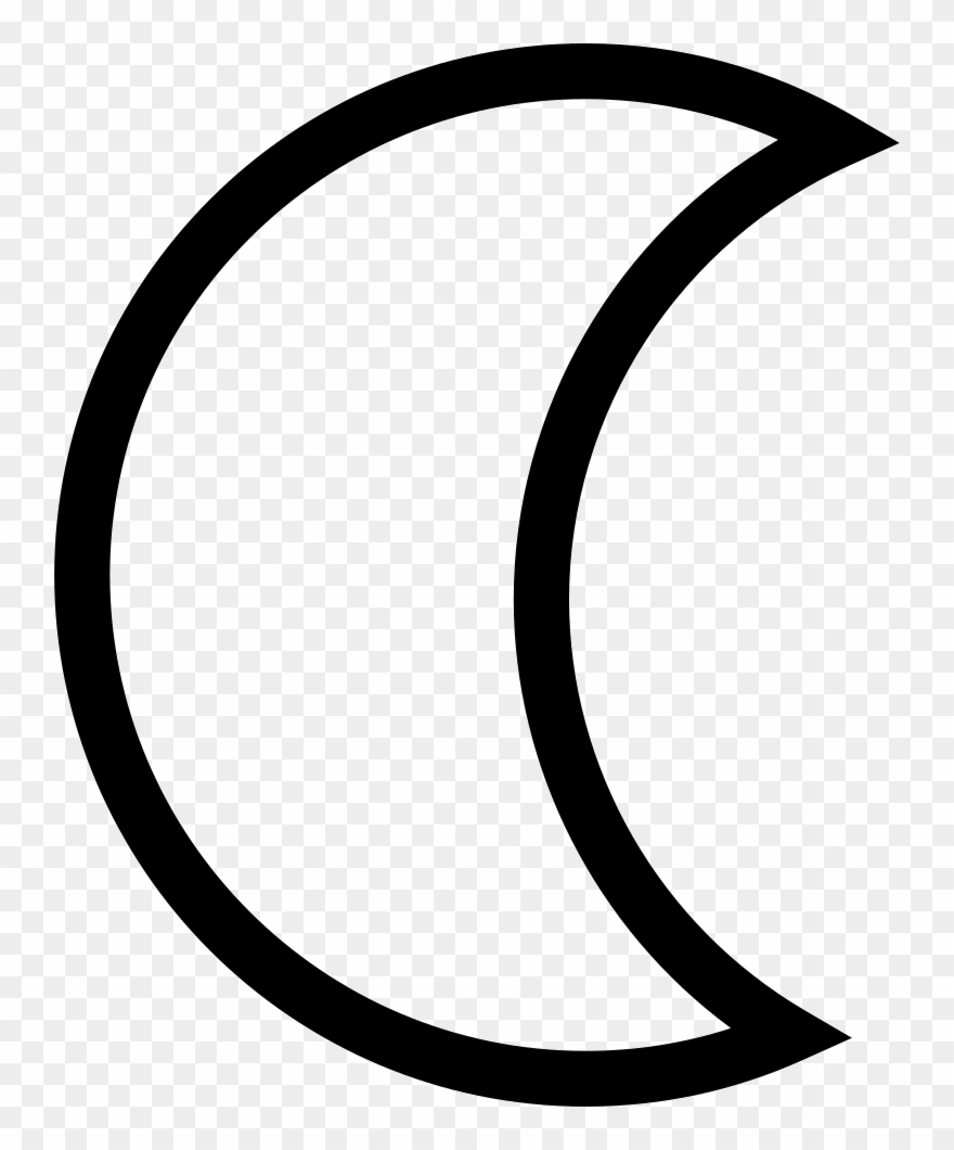 880x1060 Png Free Download Crescent Moon Clipart Free