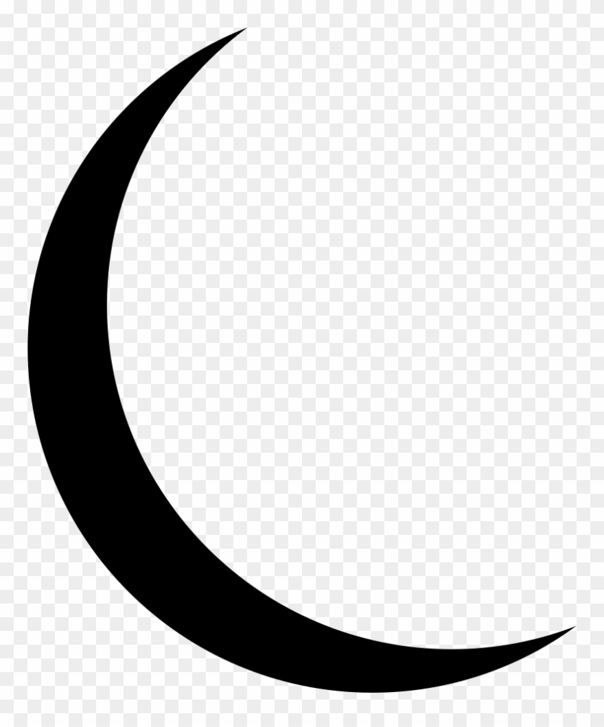 880x1060 Halloween Half Moon Clipart
