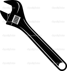 219x230 Crescent Wrench Vector