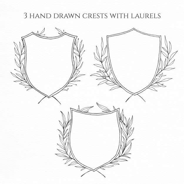 Crest Outline Vector at Vectorified.com | Collection of Crest Outline ...