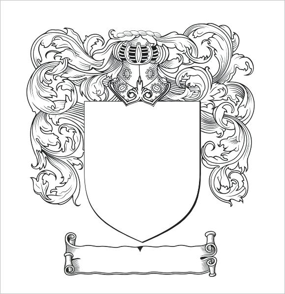 Crest Outline Vector at Vectorified.com | Collection of Crest Outline ...