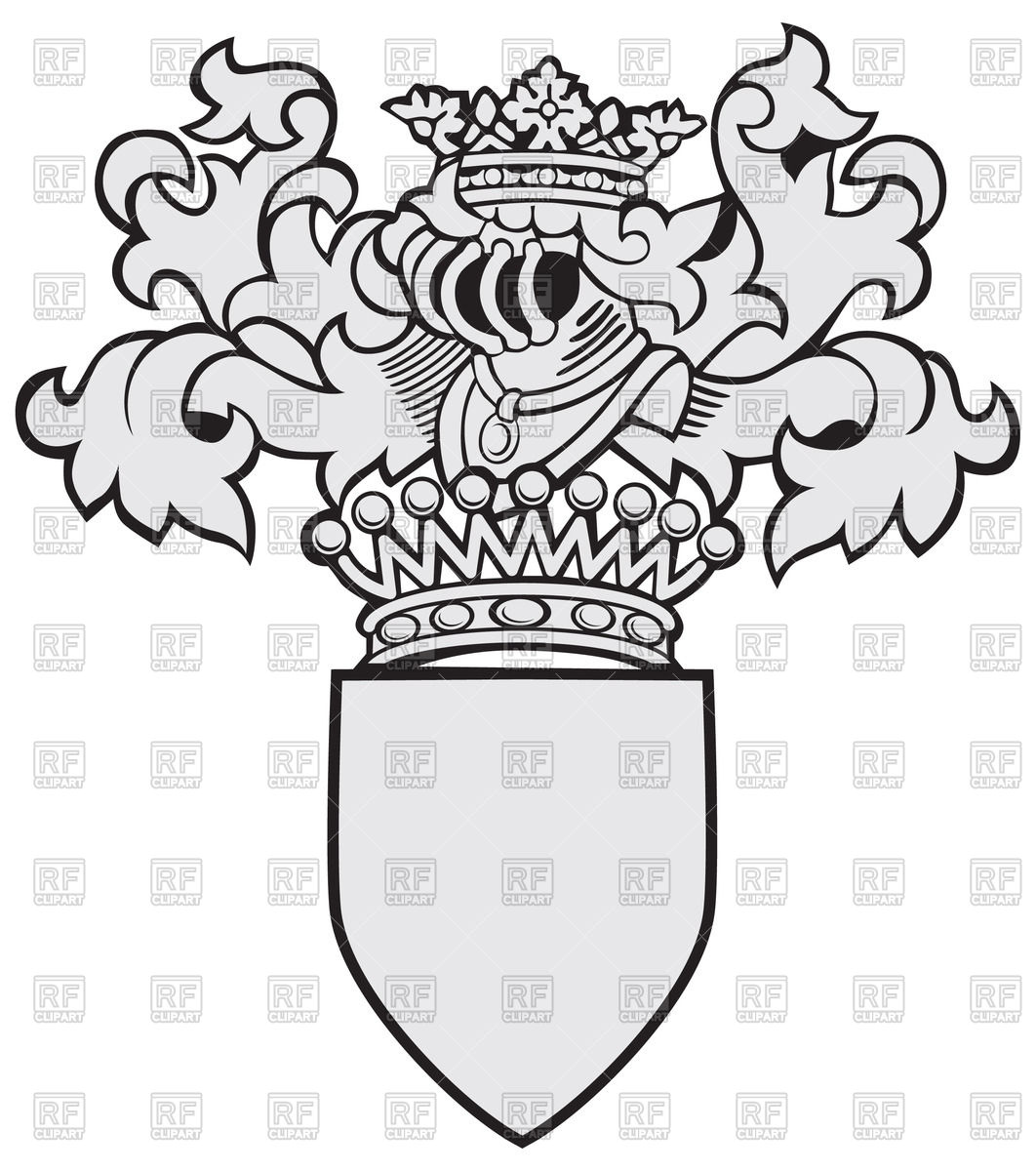1062x1200 Template Of Coat Of Arms