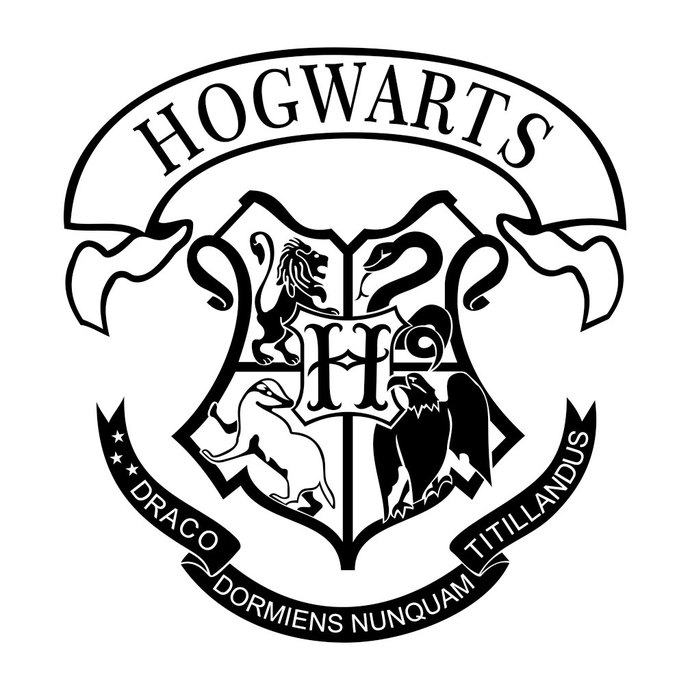 690x690 Harry Potter Hogwarts School Crest Graphics