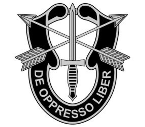 570x498 Us Army Special Forces Unit Crest Vector Dxf Etsy