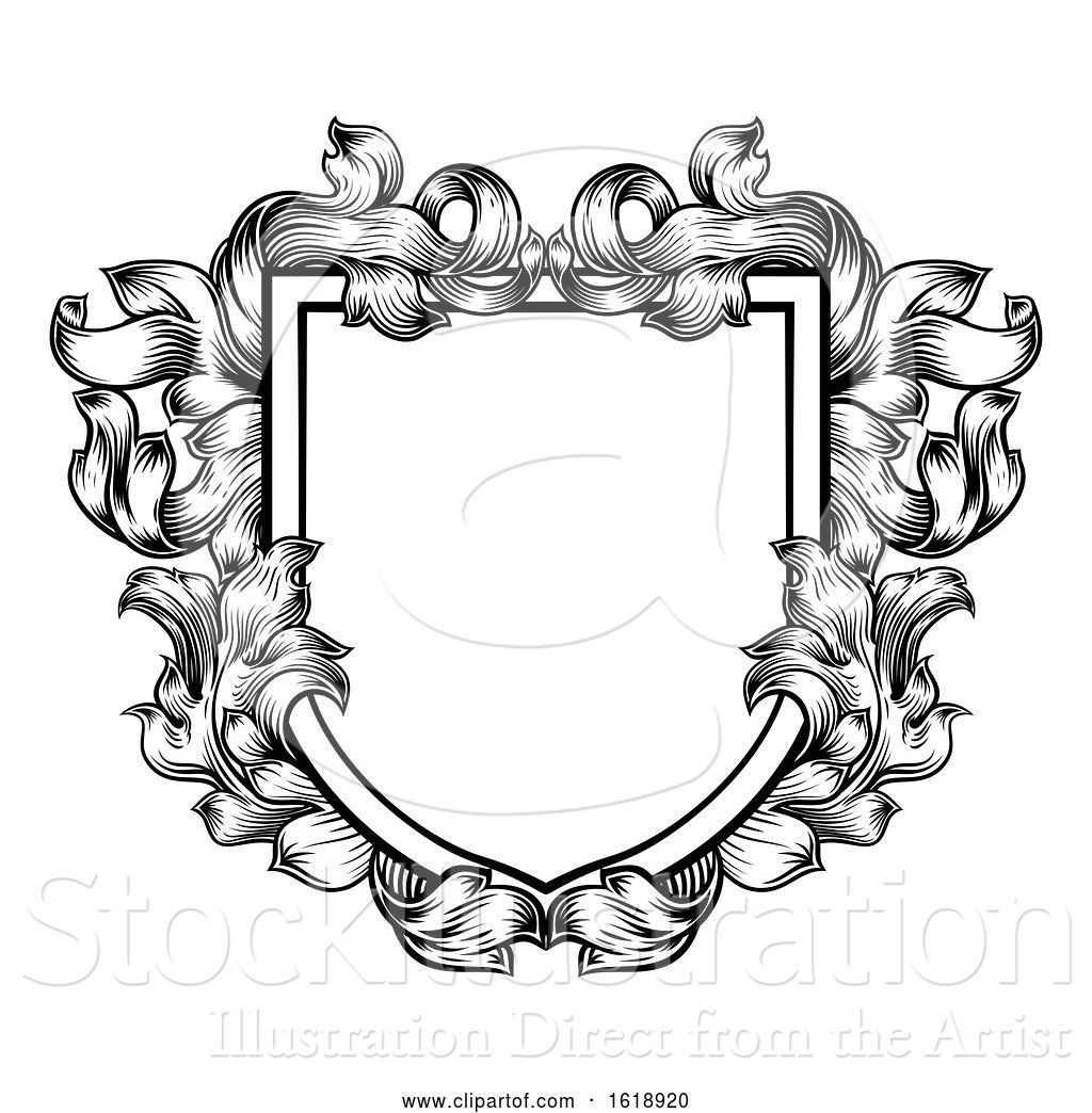 1024x1044 Vector Illustration Of Coat Of Arms Crest Family Knight Heraldic