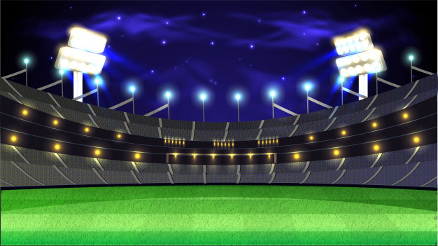 626x351 Cricket Tournament Night Stadium Background Vector Premium Download