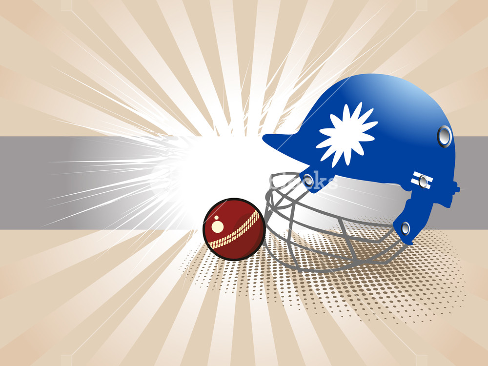 1000x750 Vector Illustration Of Cricket Background Royalty Free Stock Image