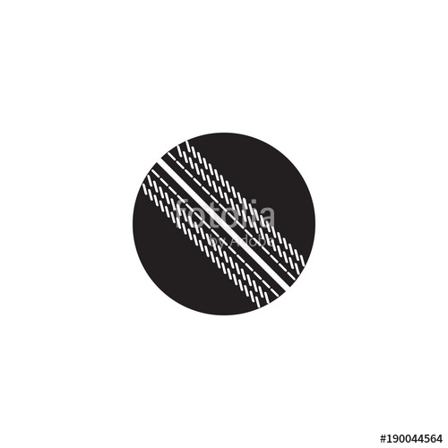 500x500 Cricket Ball Vector Icon Stock Image And Royalty Free Vector