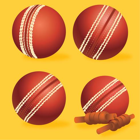 490x490 Cricket Ball Vector Pack