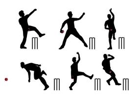 286x200 Cricket Bowler Free Vector Art